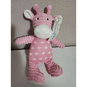 Evergreen Enterprises Corduroy Crew Gia Giraffe‎ Security Lovey Baby Toy NWT 10"